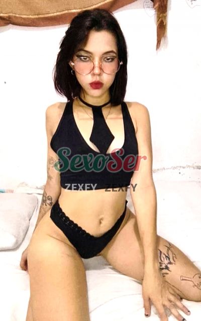 Katherine, mujer que hace videollamadas y sexting